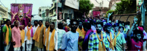जयकारों से गूंजा भदोही, धूमधाम से निकली शिल्पदेव विश्वकर्मा बाबा की विसर्जन यात्रा